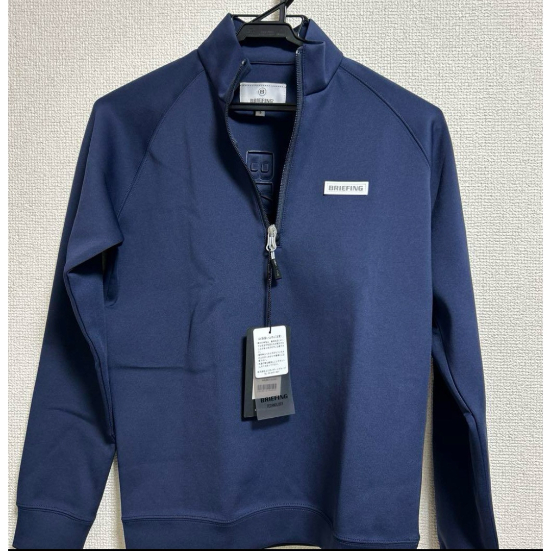 BRIEFING - ブリーフィングハーフジップネイビーサイズSの通販 by