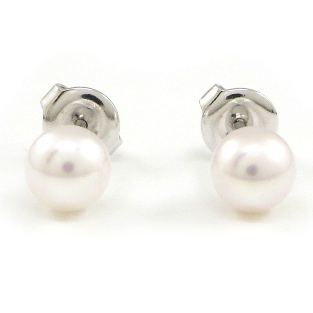 MIKIMOTO - ミキモト MIKIMOTO ピアス あこや真珠 5.5mm珠 K18WG