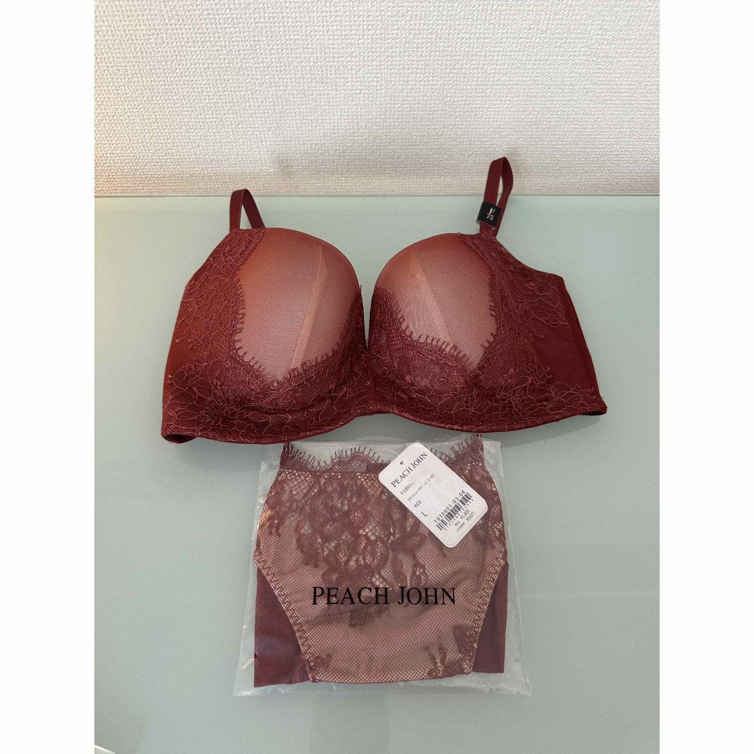 PEACH JOHN - ピーチジョン スマートブラF75 & ショーツ Lサイズセット