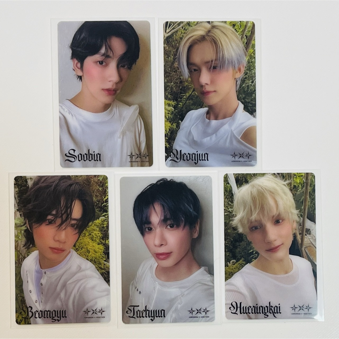 TOMORROW X TOGETHER - TXT ユニバ 特典 コンプ 5枚 starkissed トレカ