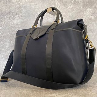 Yves Saint Laurent - 美品 イブサンローラン ボストンバッグ ネイビー