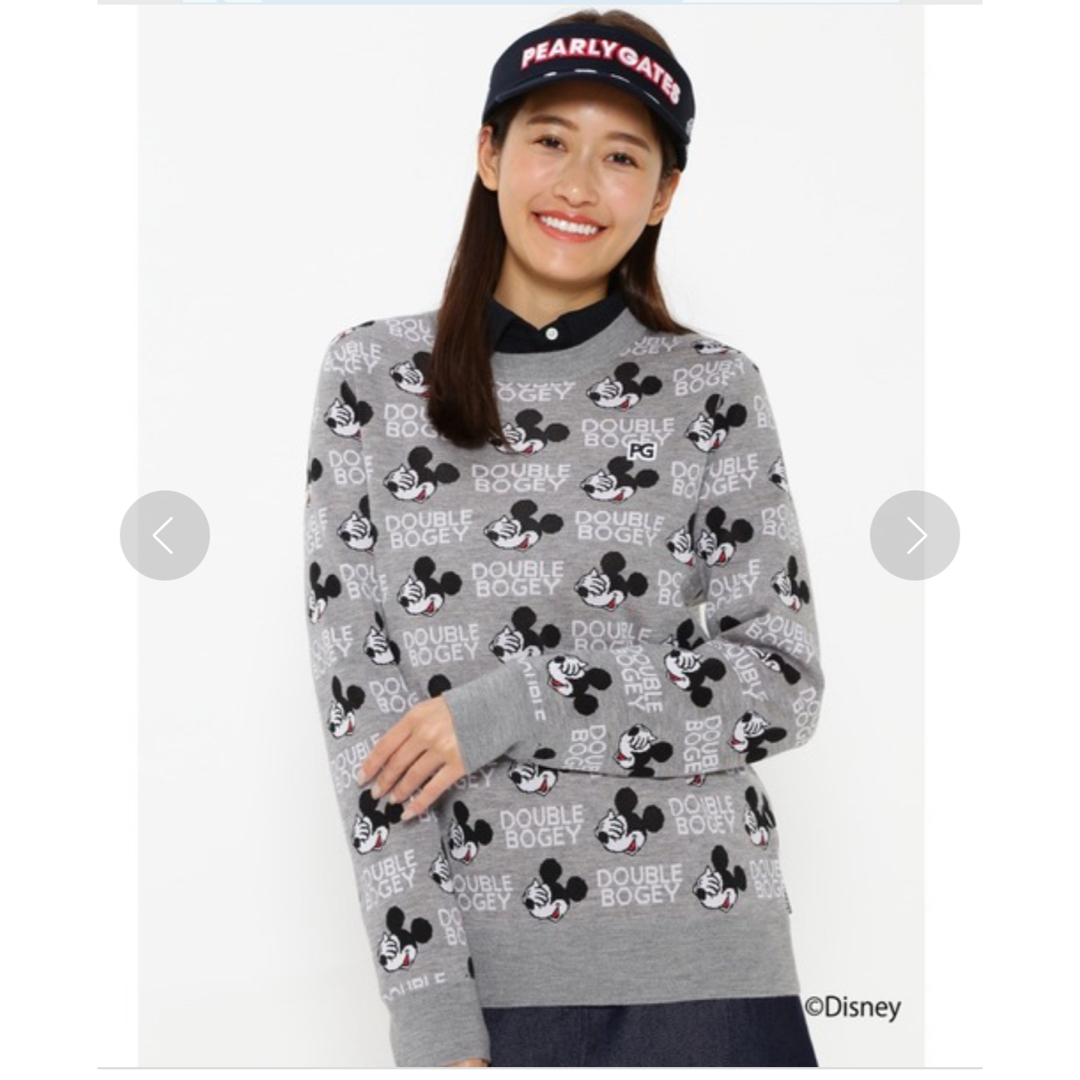 PEARLY GATES - 【パーリーゲイツ】ミッキーDOUBLE BOGEY クルーネック