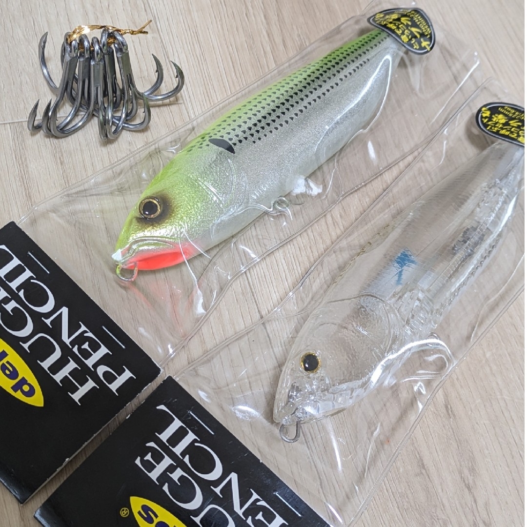 deps - 新品☆SET デプス HUGEペンシル・ナブラ撃ち BKK 5/0トレブル