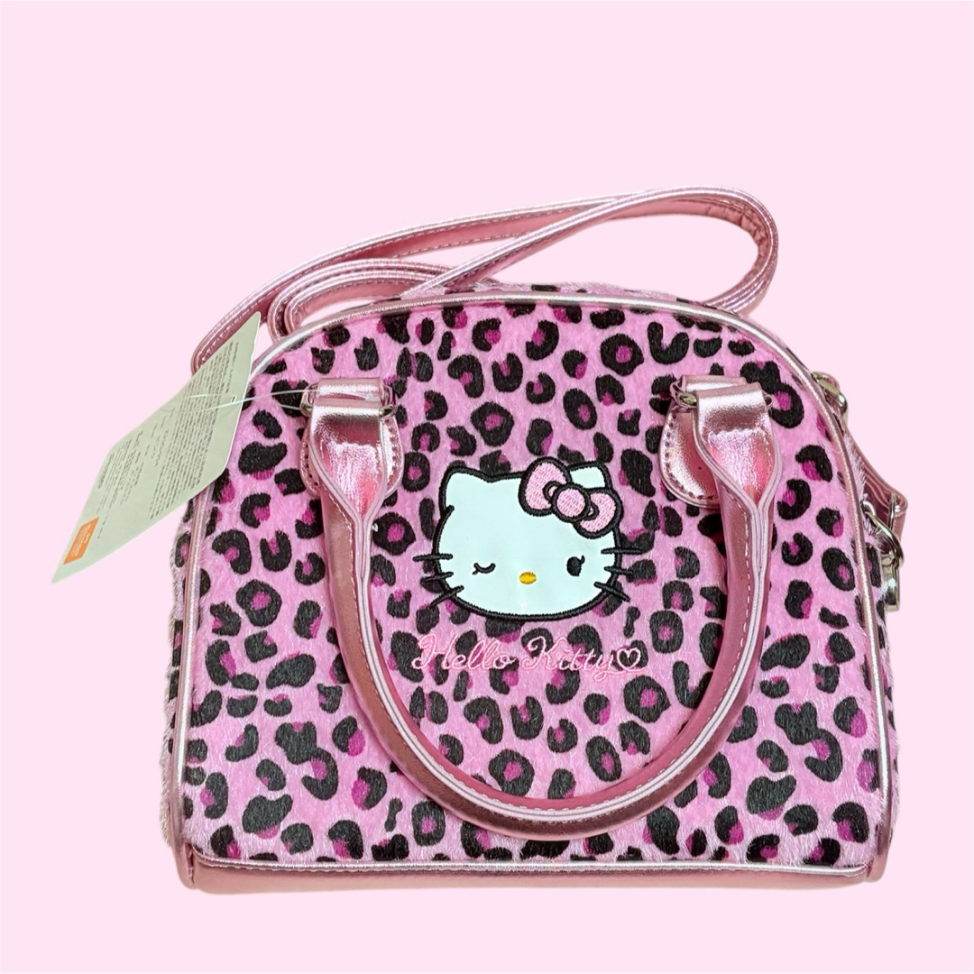 サンリオ - 【新品】ハローキティ ヒョウ柄バッグ ボストン ショルダー