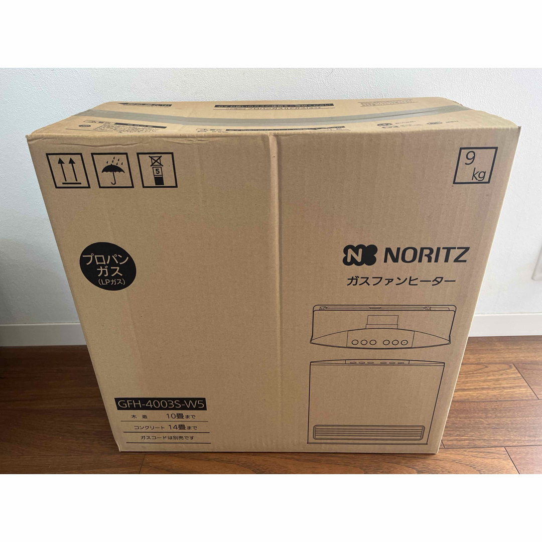 NORITZ - 未開封 プロパン用 ガスファンヒーター の通販 by 皿田きのこ