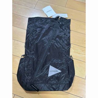 and wander - 新品 未使用 アンドワンダー シル デイパック ブラック