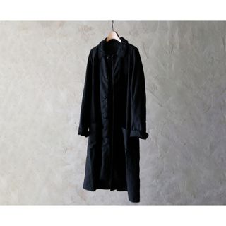 COMOLI - COMOLIウールギャバ ダブルブレステッドコート2ネイビー新品