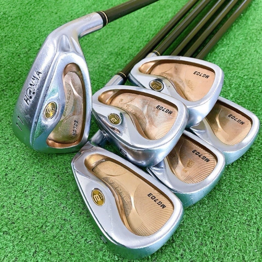 本間ゴルフ - チ883Sホンマ BERES MG703 6本アイアンセット GOLD の