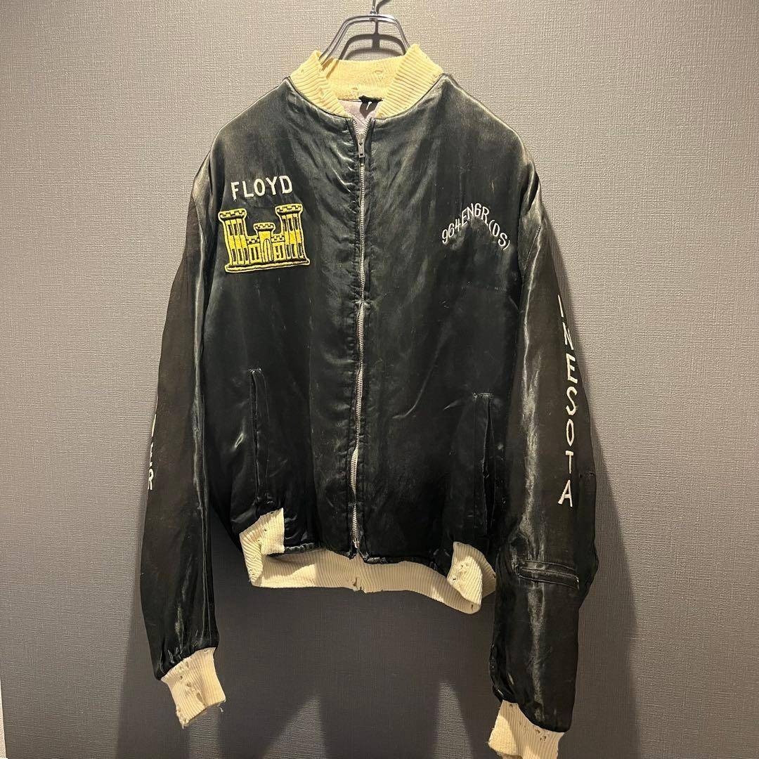 50s germany スーベニアジャケット スカジャンの通販 by swallow shop