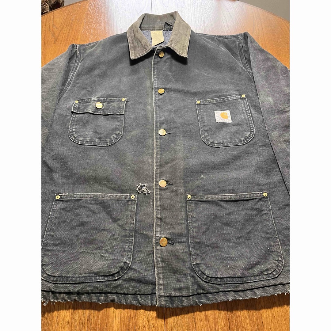 carhartt - 星タグ！42！ブラック！90's CARHARTT チョアコート