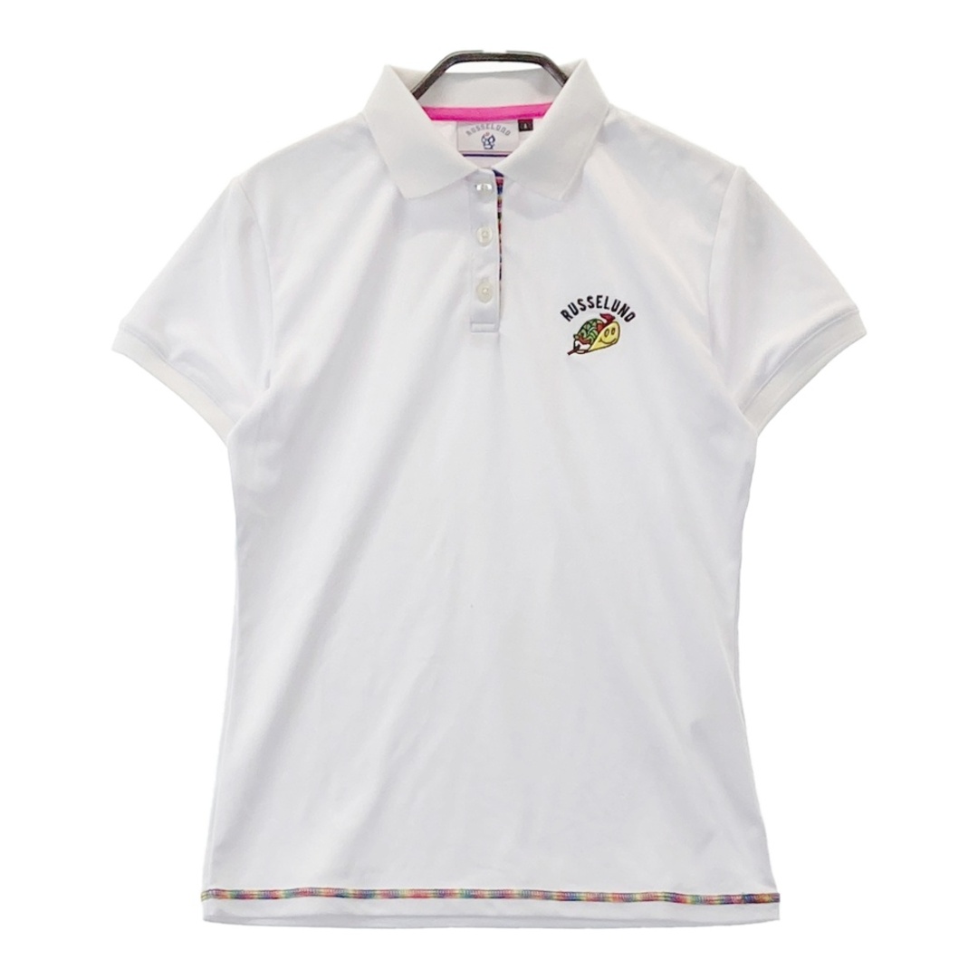 サイズ：1 RUSSELUNO ラッセルノ 半袖ポロシャツ ホワイト系