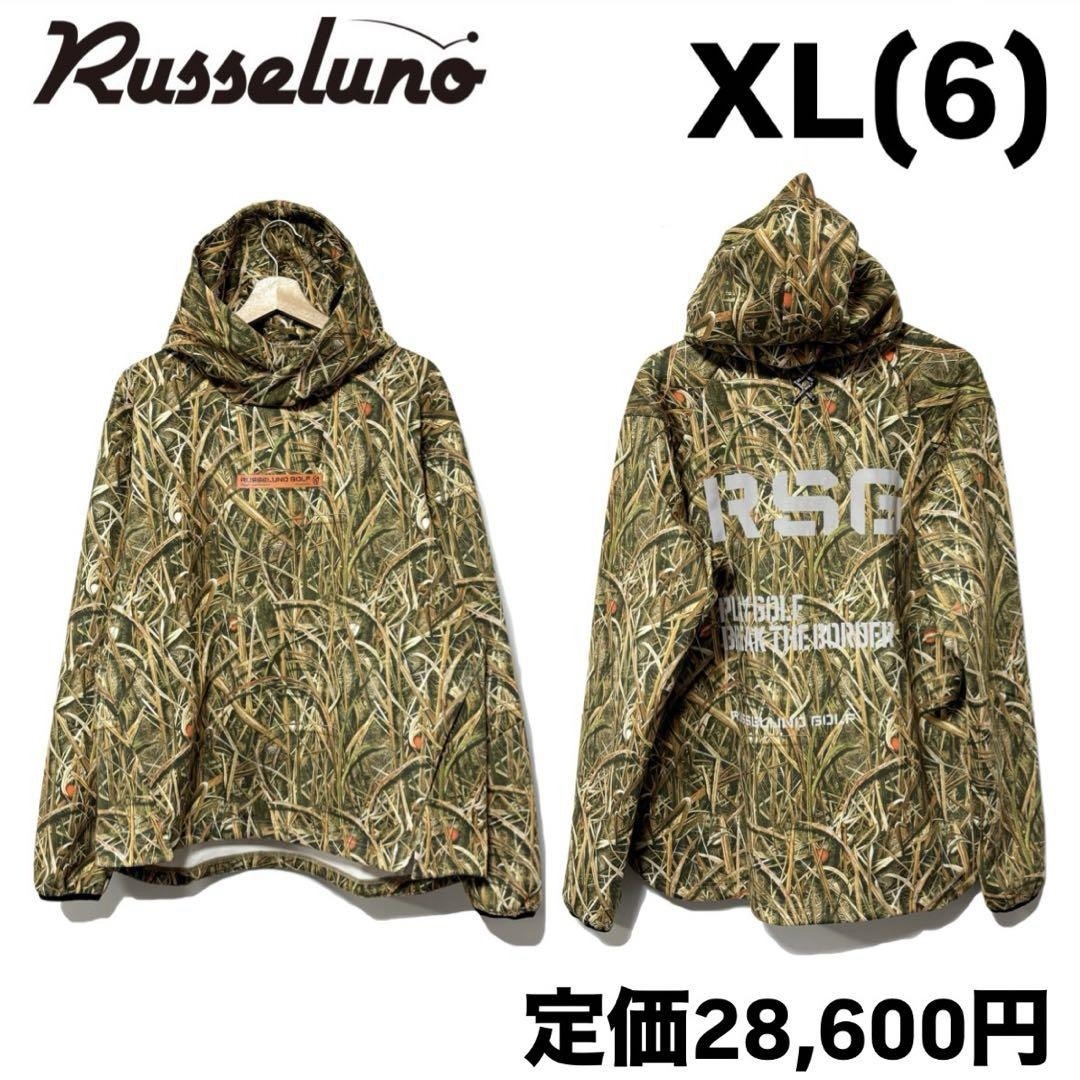 新品 ラッセルノ ゴルフ パターン リフレクター ライト フーディー