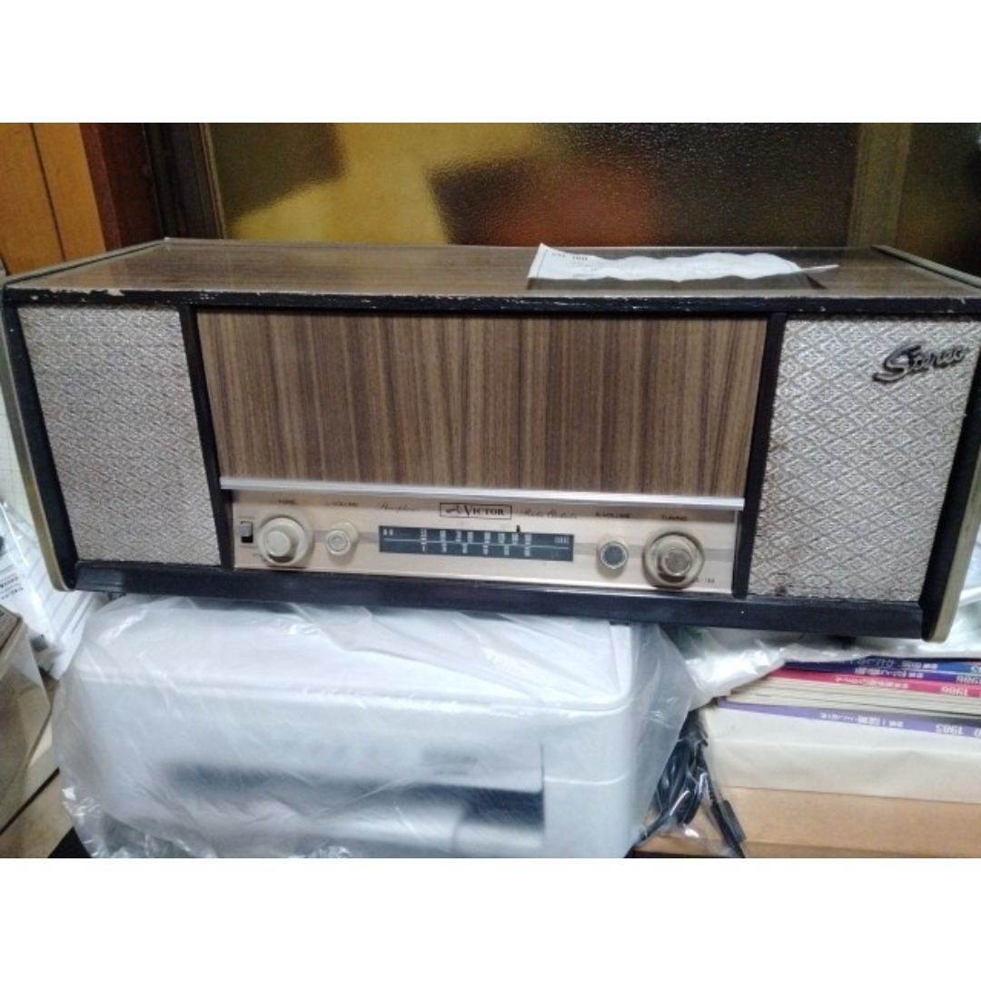 Victor - 真空管 レコードプレーヤー・ラジオ ビクター STL-160