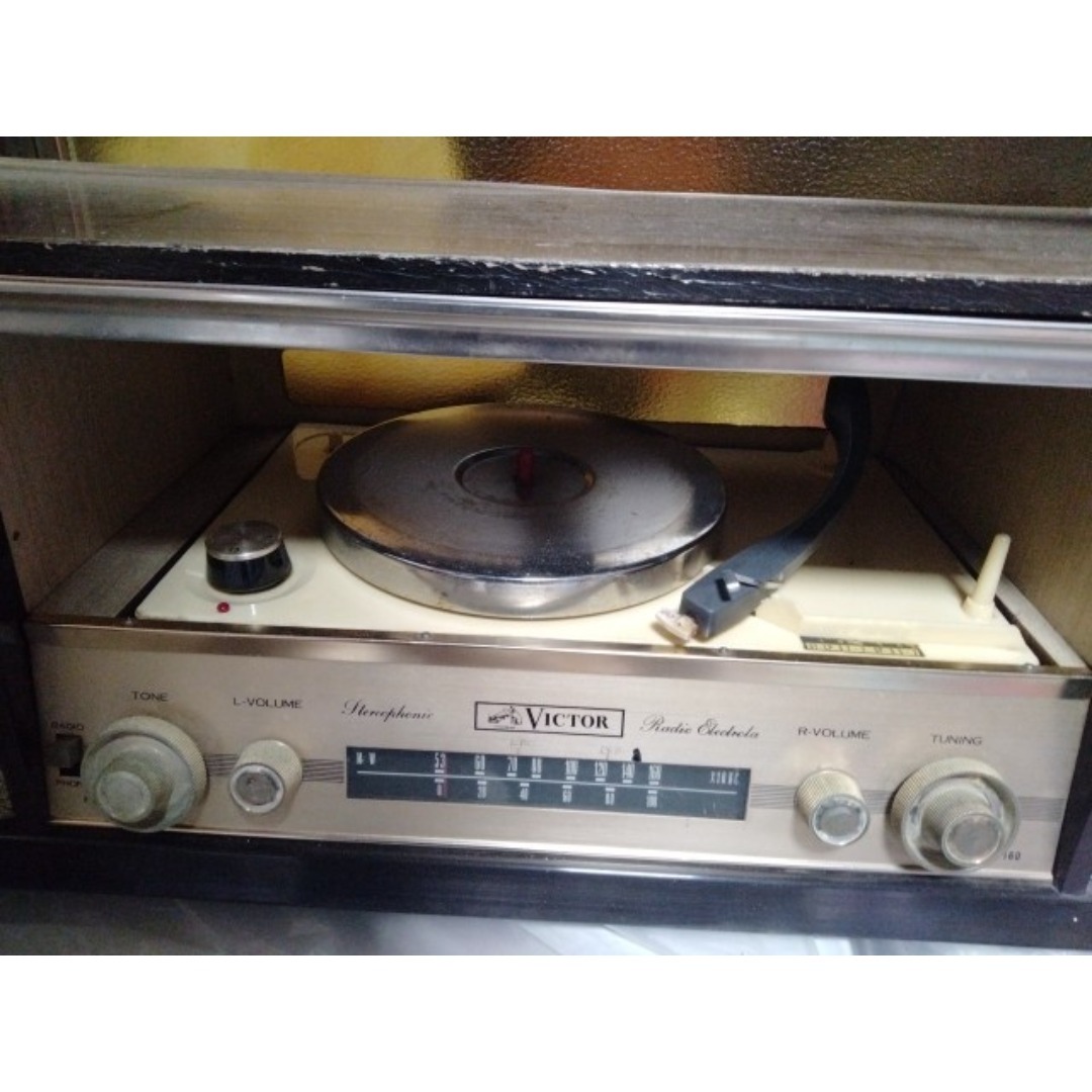 Victor - 真空管 レコードプレーヤー・ラジオ ビクター STL-160