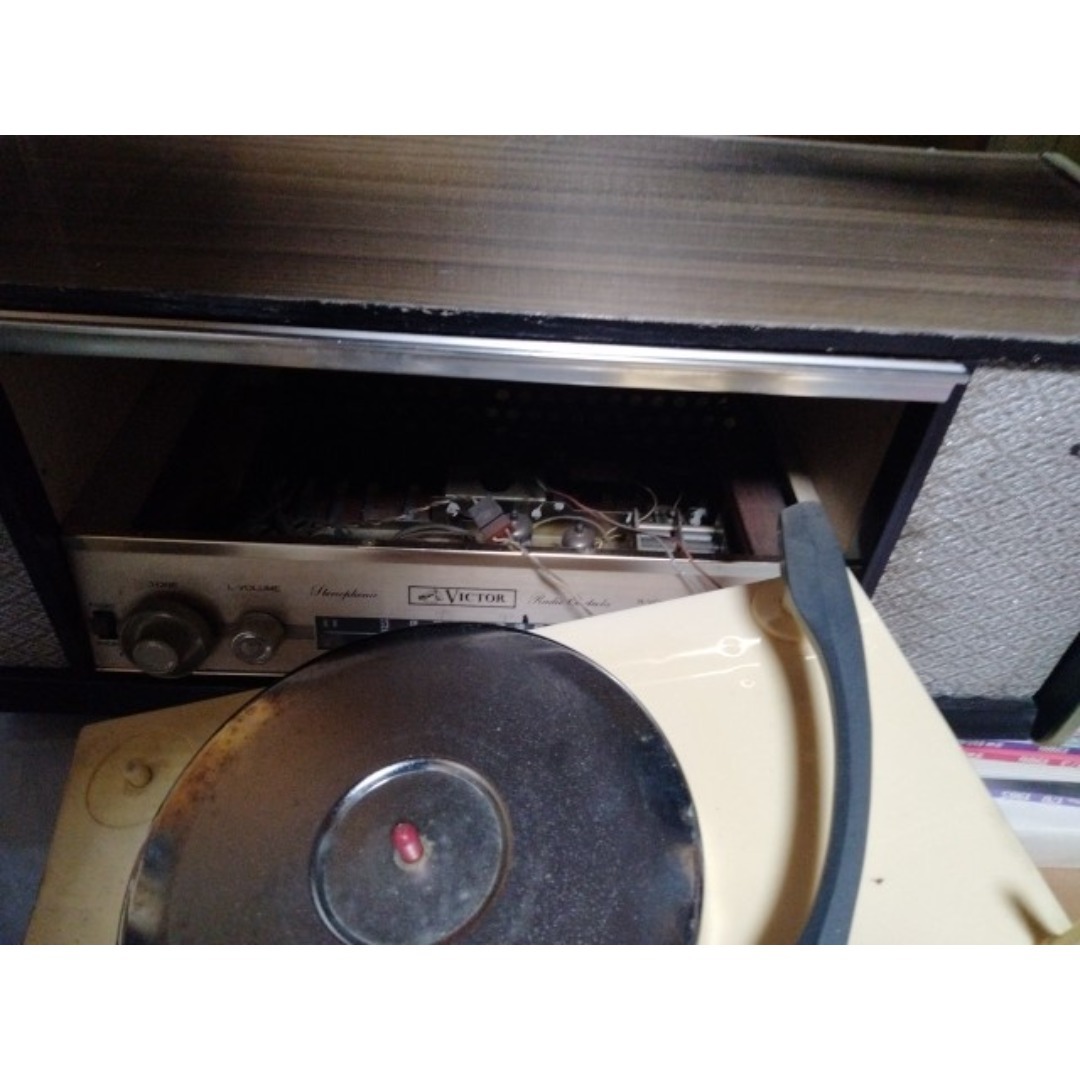 Victor - 真空管 レコードプレーヤー・ラジオ ビクター STL-160