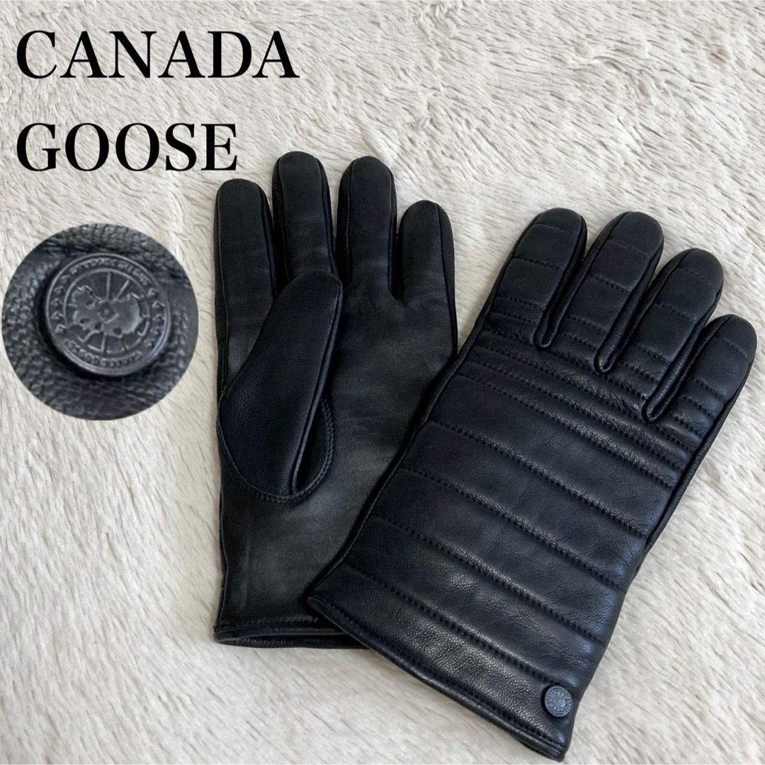 CANADA GOOSE - 極美品 CANADA GOOSE カナダグース 本革 レザー