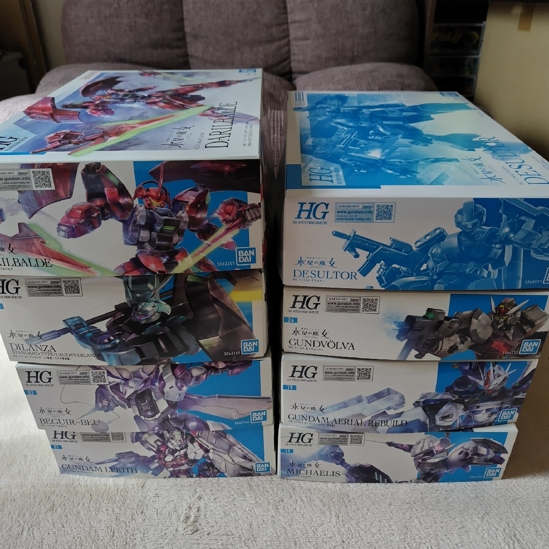 BANDAI - バンダイ HG ガンプラ 8点セット 水星の魔女 ガンダムル