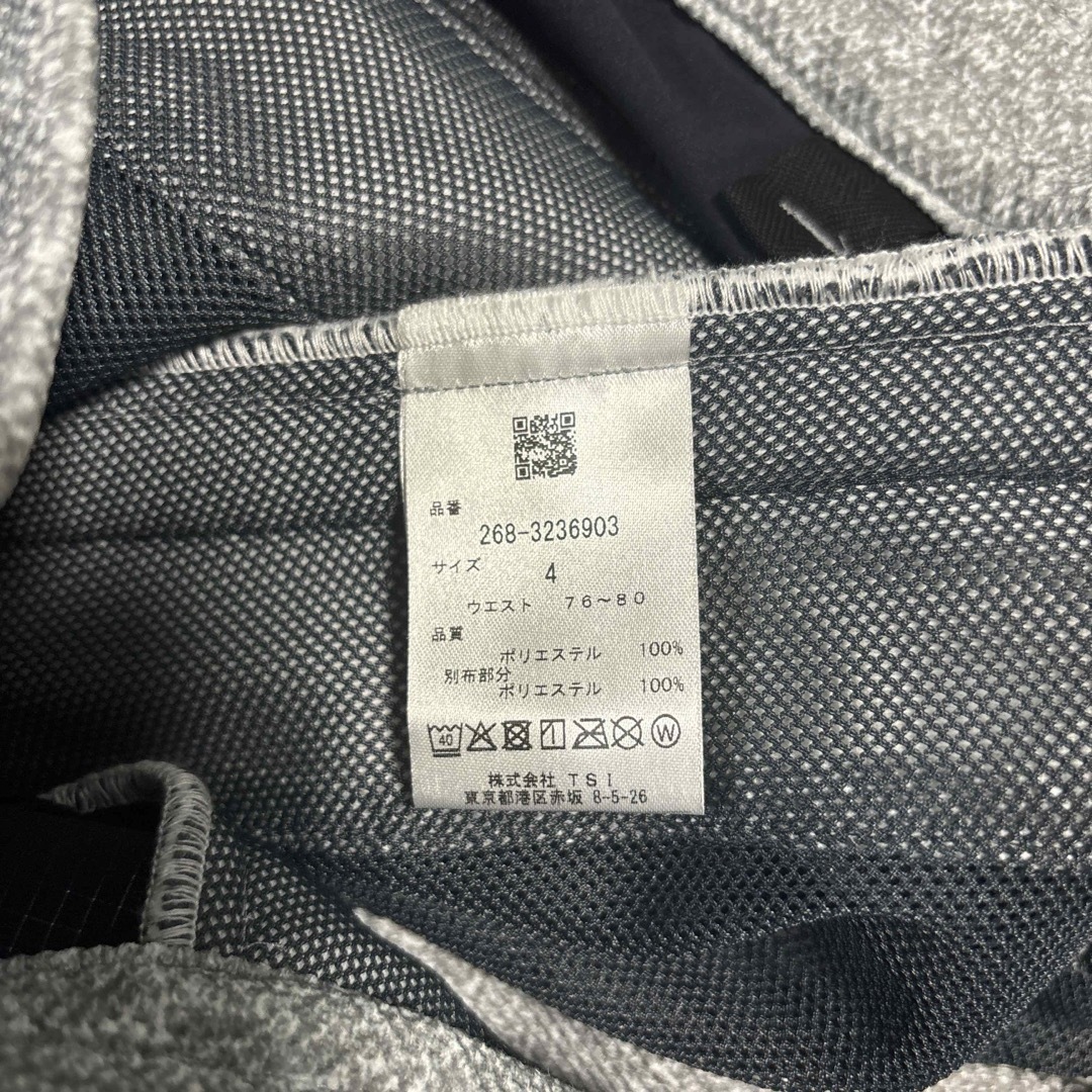 PEARLY GATES - パーリーゲイツPGGダブルラッセル杢グレー＆ロゴパンツ