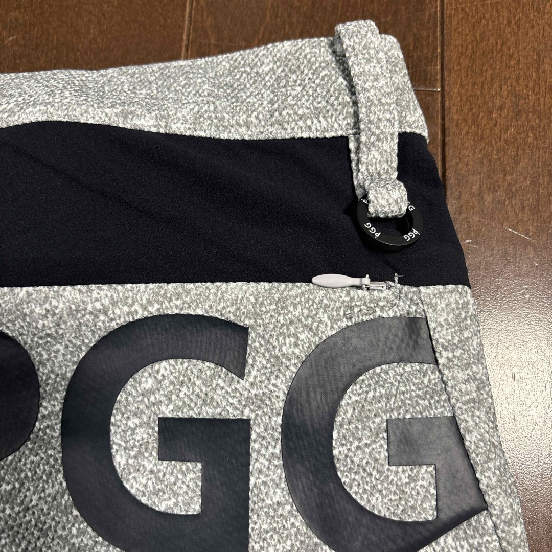 PEARLY GATES - パーリーゲイツPGGダブルラッセル杢グレー＆ロゴパンツ