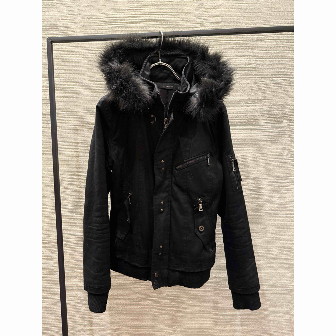 00s 00s civarize coated jacket blouson ジャケット civarize fur