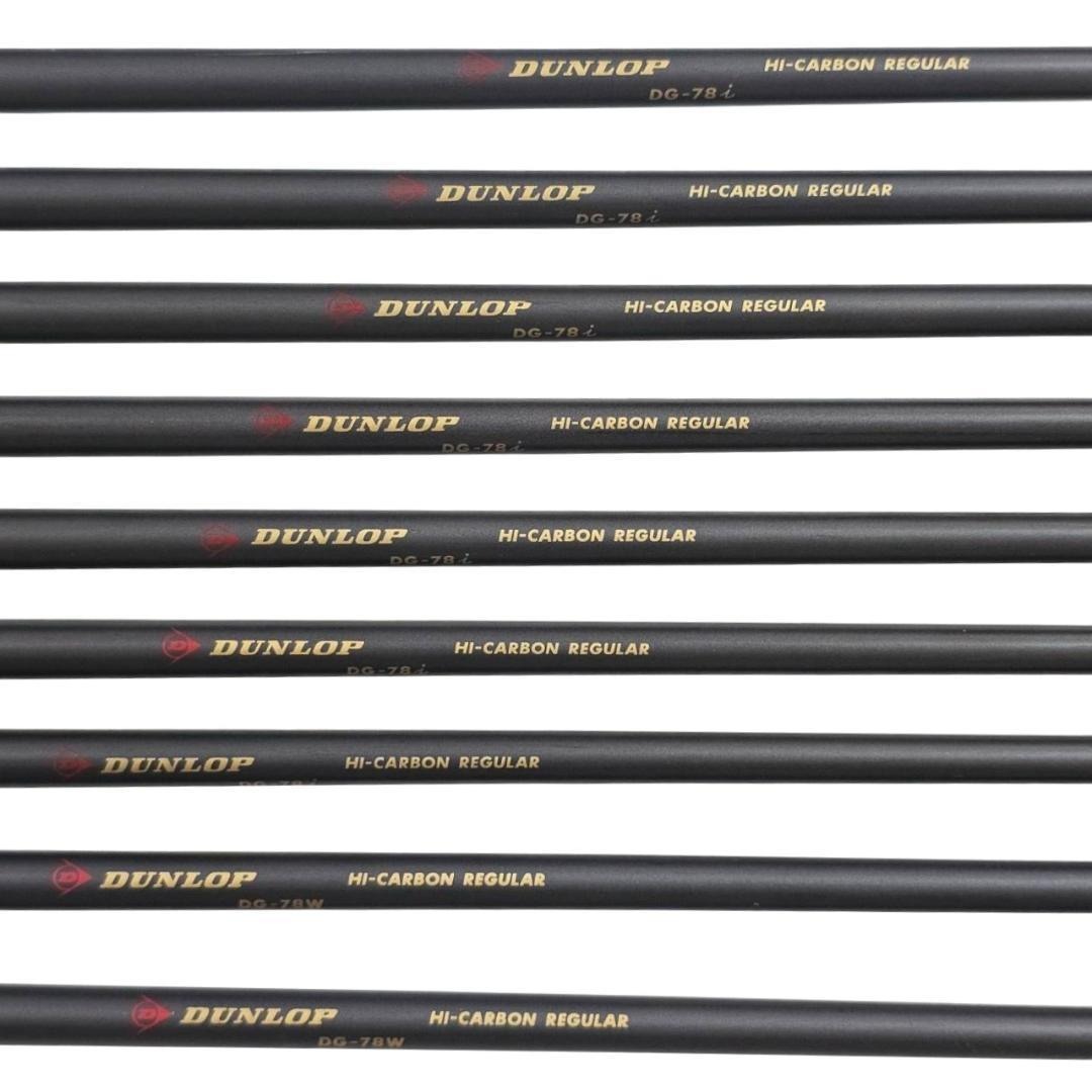 DUNLOP - DUNLOP ダンロップ DG-78 アイアン8本＋ウッド2本 カーボン R