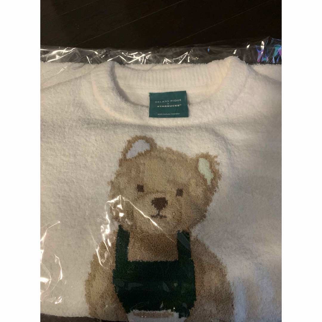 gelato pique - ジェラートピケ スタバコラクマ刺繍フワフワルーム