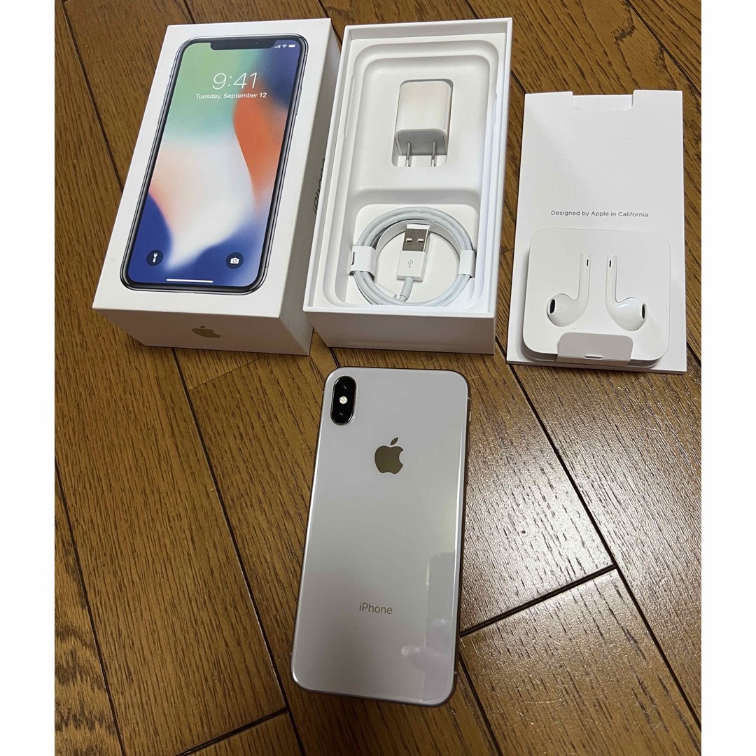Apple - 【美品】iPhoneX本体 SIMフリー バッテリー90% 256GBの通販 by