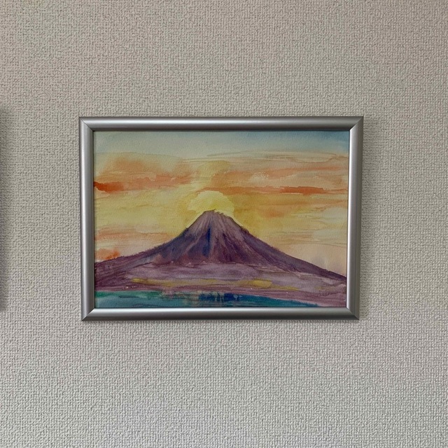開運絵画 金運絵画 ダイヤモンド富士 金運アップ 富士山 商売繁盛 金運