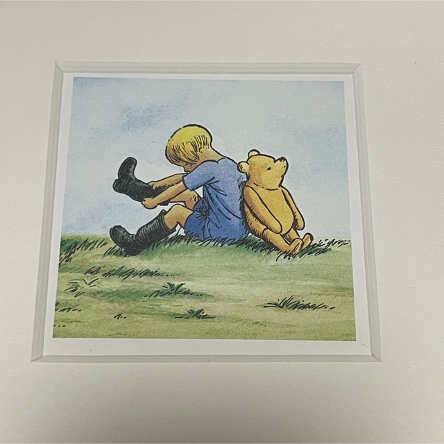 くまのプーさん - ディズニー プーさん クラシックプー イラスト 絵画