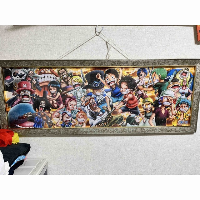 ONE PIECE - ワンピースパズル1000ピース完成品 ワンピース専用額付き