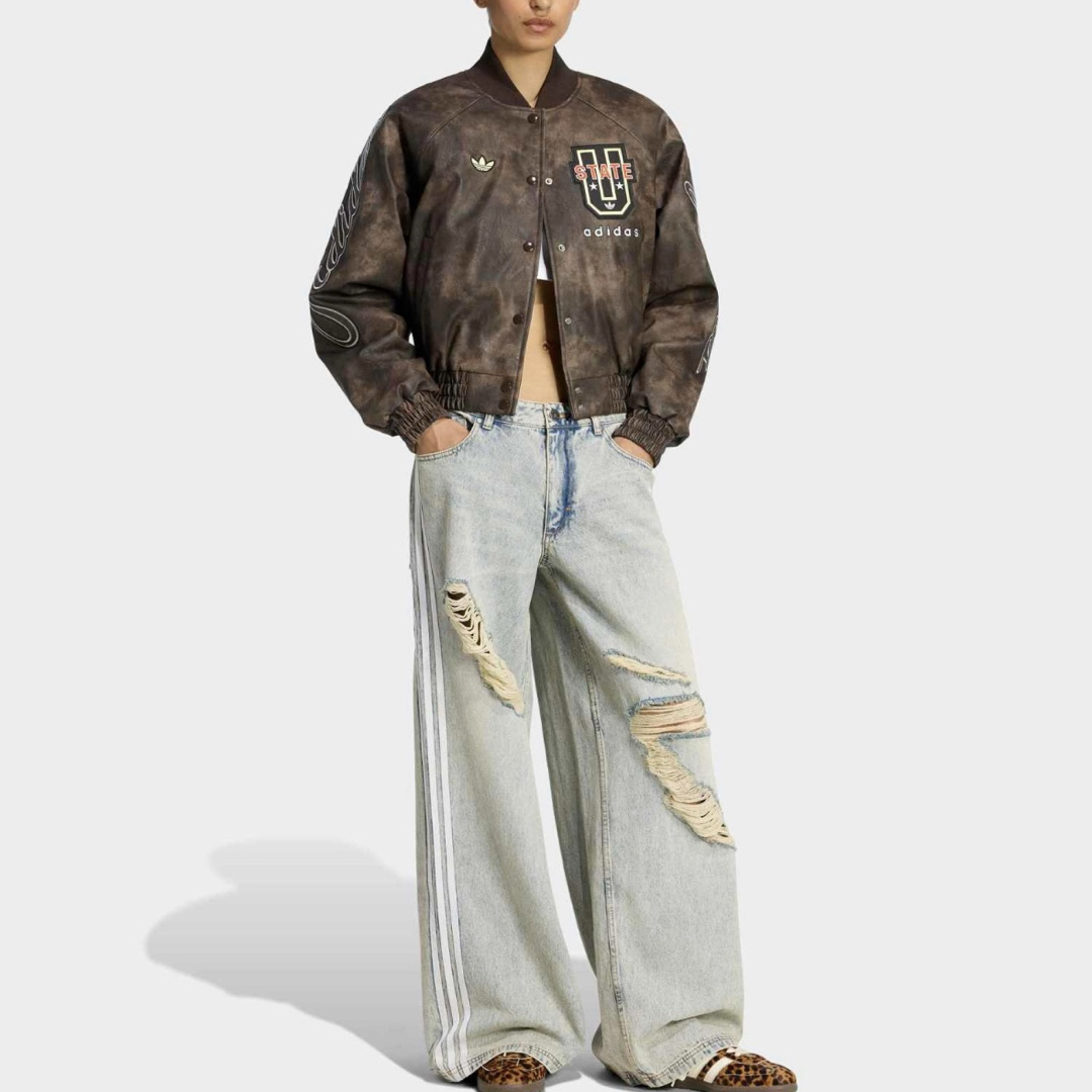 adidas Originals - 新品24⭐️adidasルーズデニム ディストレスト