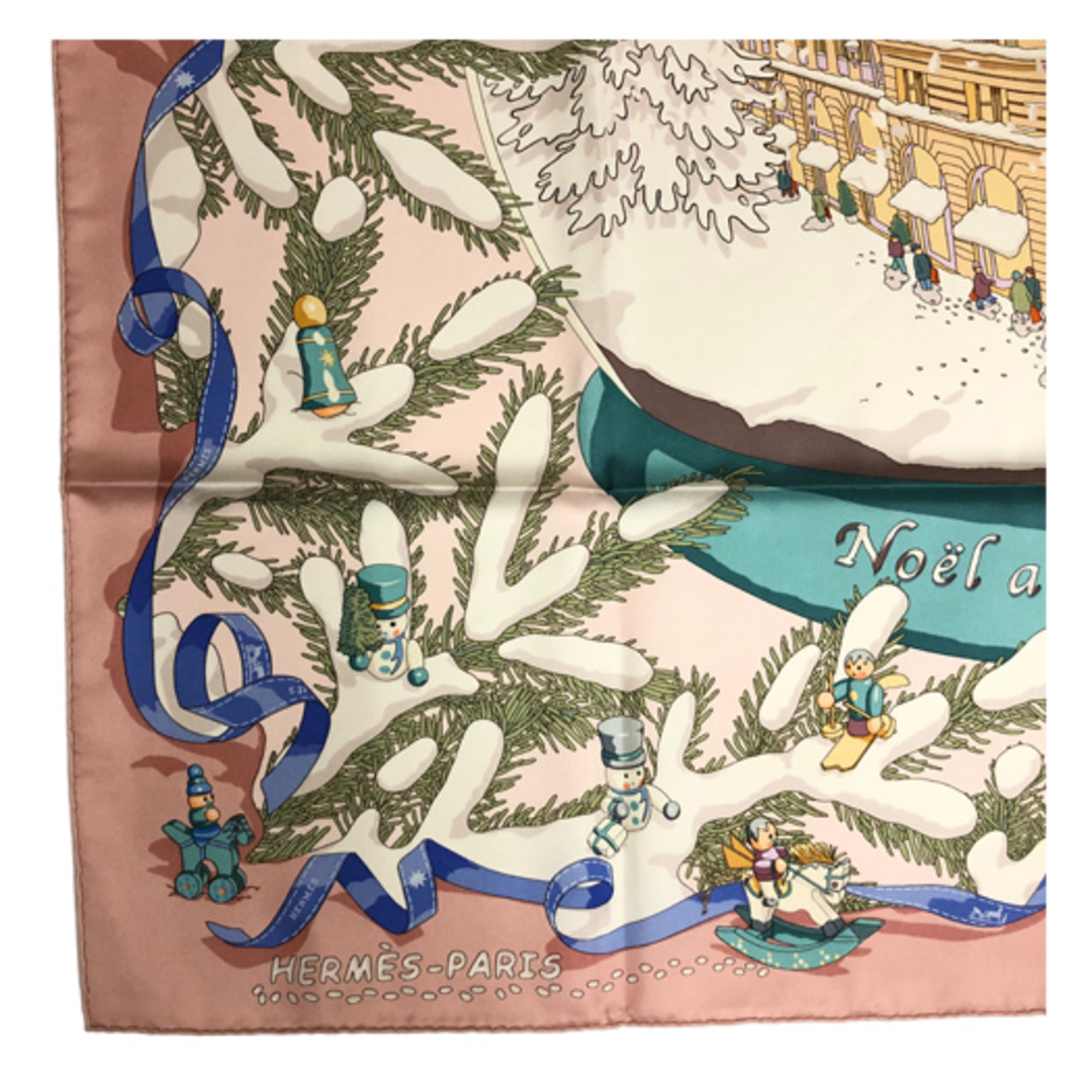HERMES - エルメス カレ90 フォーブル24番地のクリスマス スカーフ