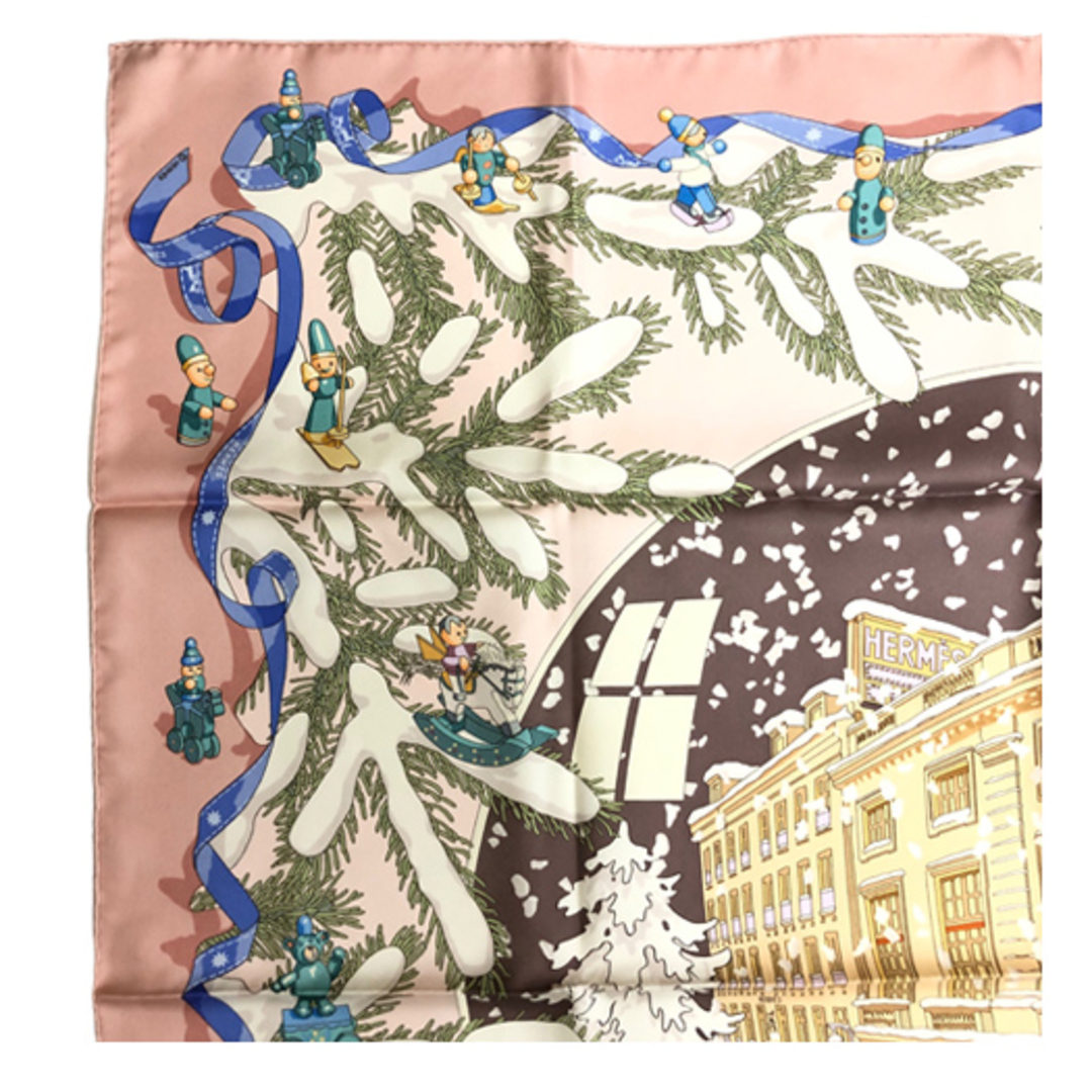 HERMES - エルメス カレ90 フォーブル24番地のクリスマス スカーフ