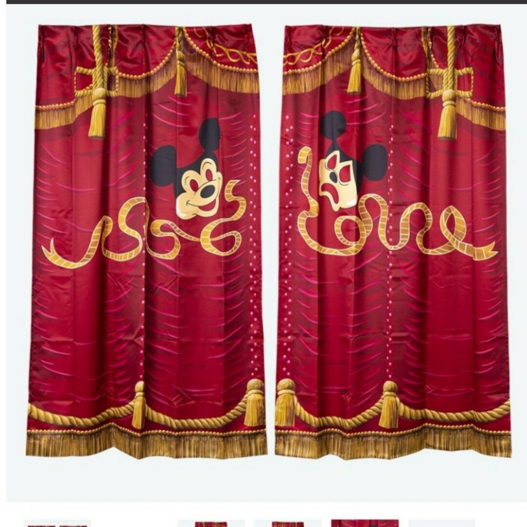 ディズニーランド 40周年 ミッキーマウスレビュー カーテン 40th