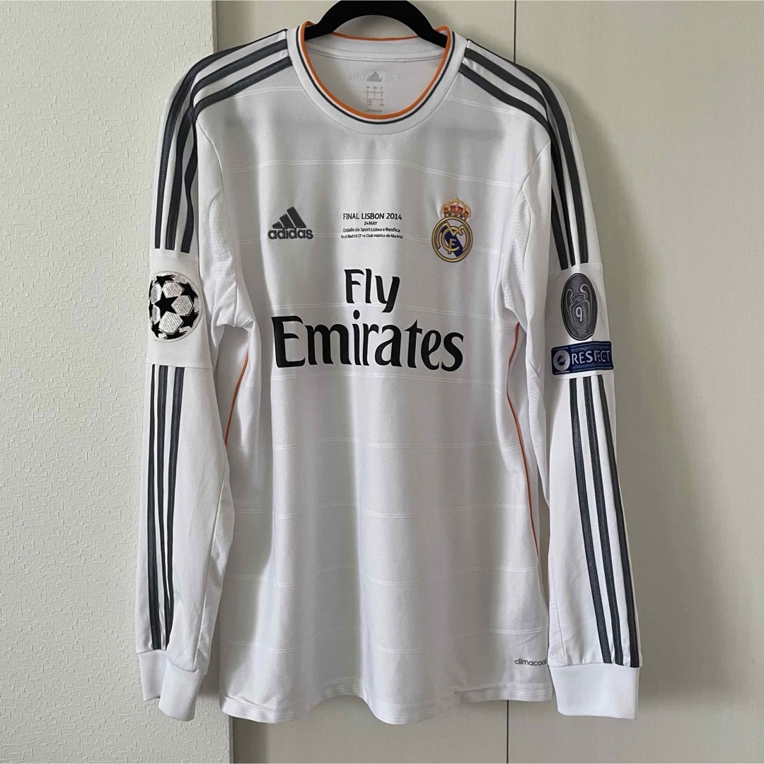 adidas - レアルマドリード 13-14 1st 長袖 フルパッチ
