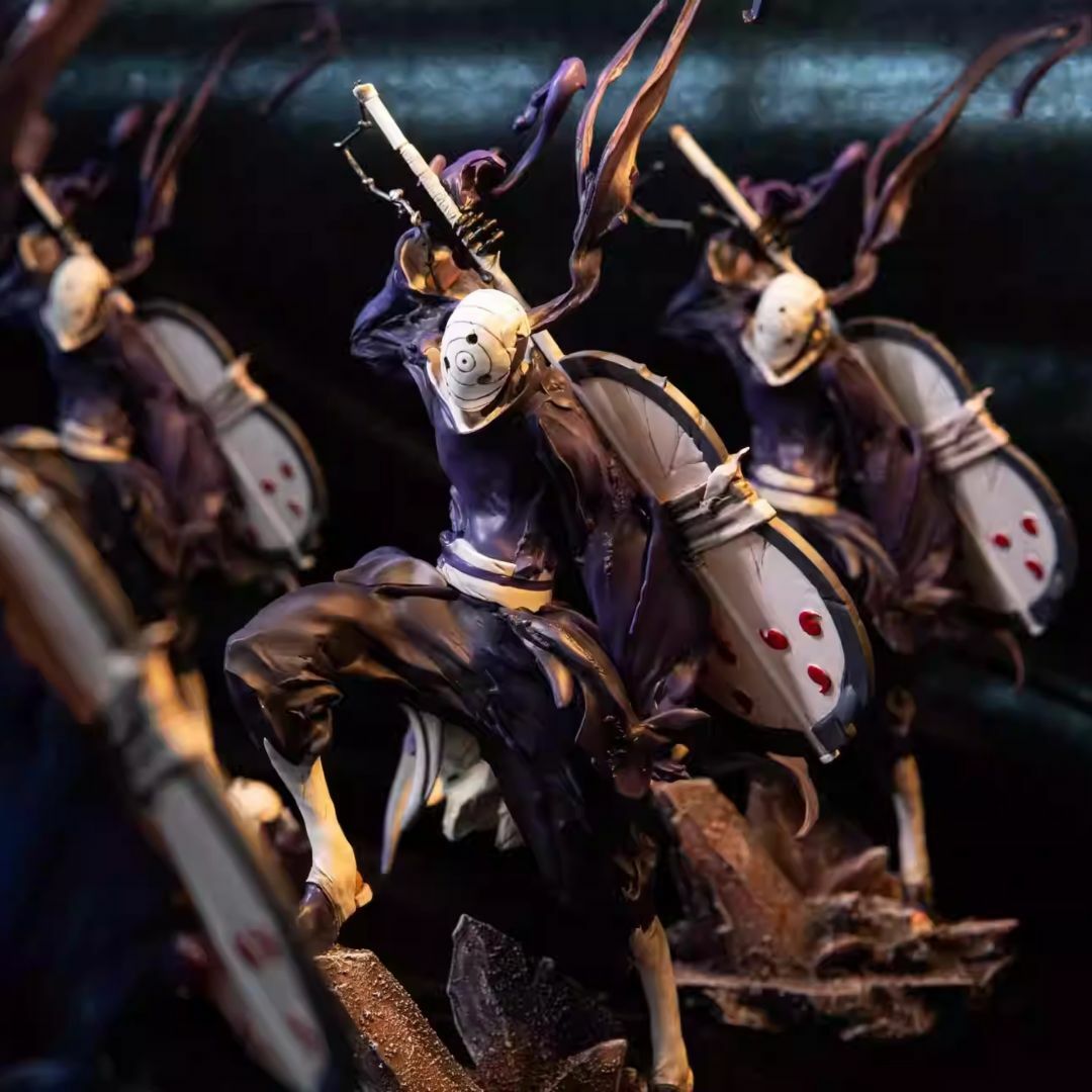 ナルト 疾風伝 うちはオビト ガレージキット 塗装済み完成品