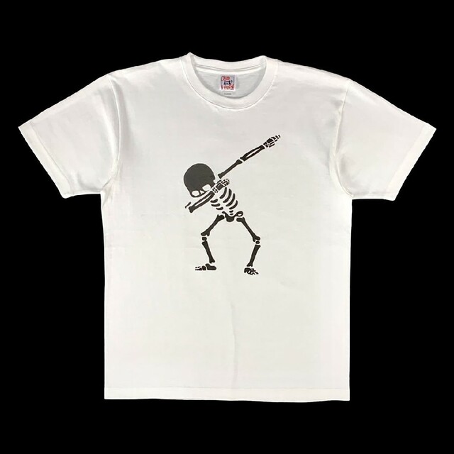 新品 オタク 変身 ポーズ おもしろ かわいい ガイコツ 骸骨 ドクロ T