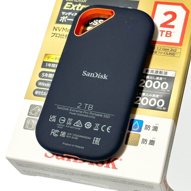 SanDisk - 未使用品！ SanDisk サンディスク EXTREMEPRO ポータブルSSD