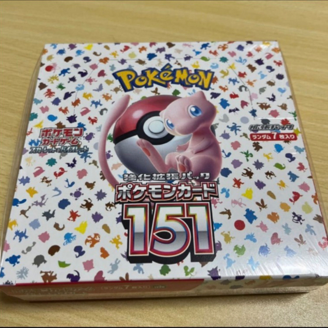 ポケモンカード151 BOXシュリンク納品書付き ポケモンカード151 BOX
