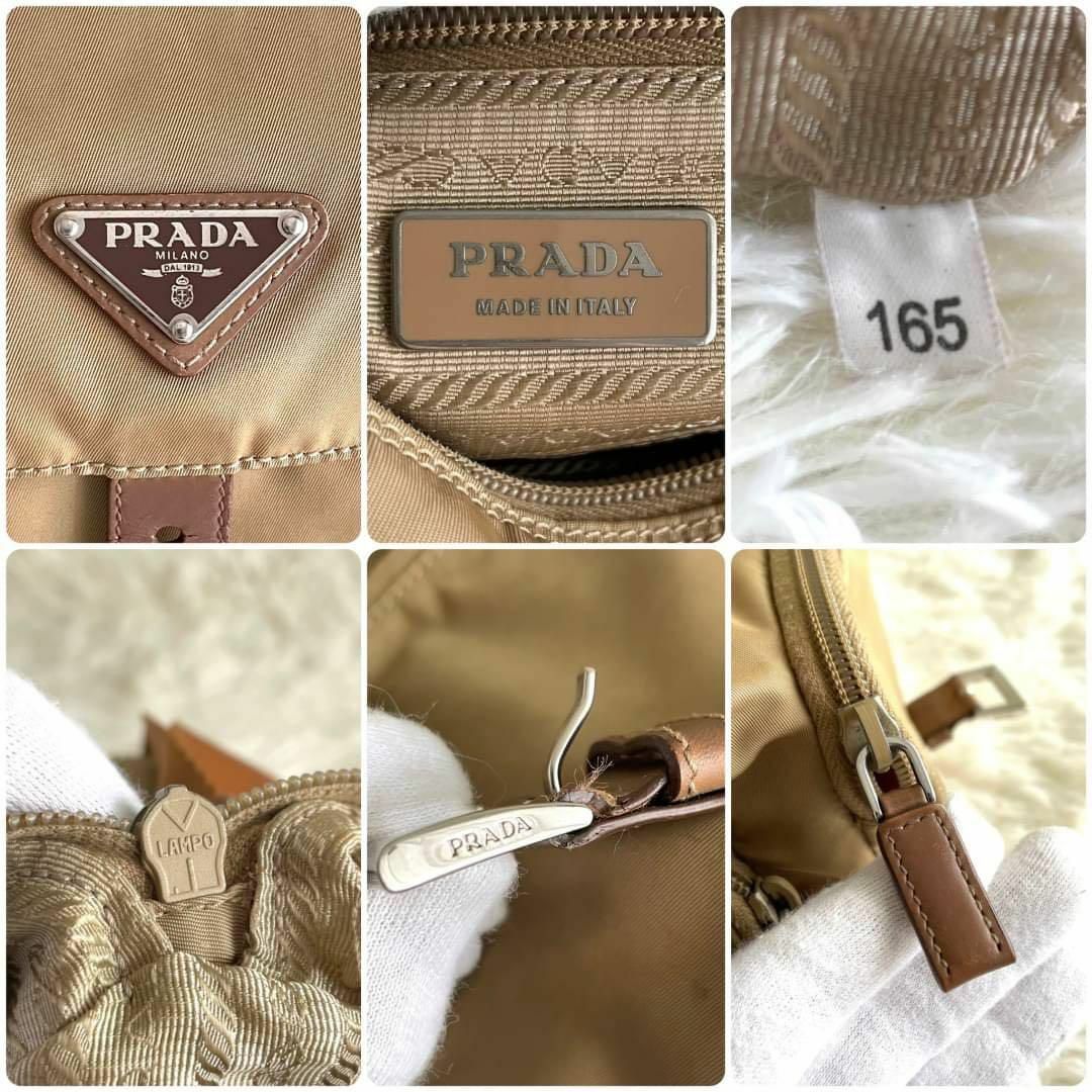 PRADA - 【美品】プラダ メッセンジャーバッグ ナイロン 三角ロゴ 斜め