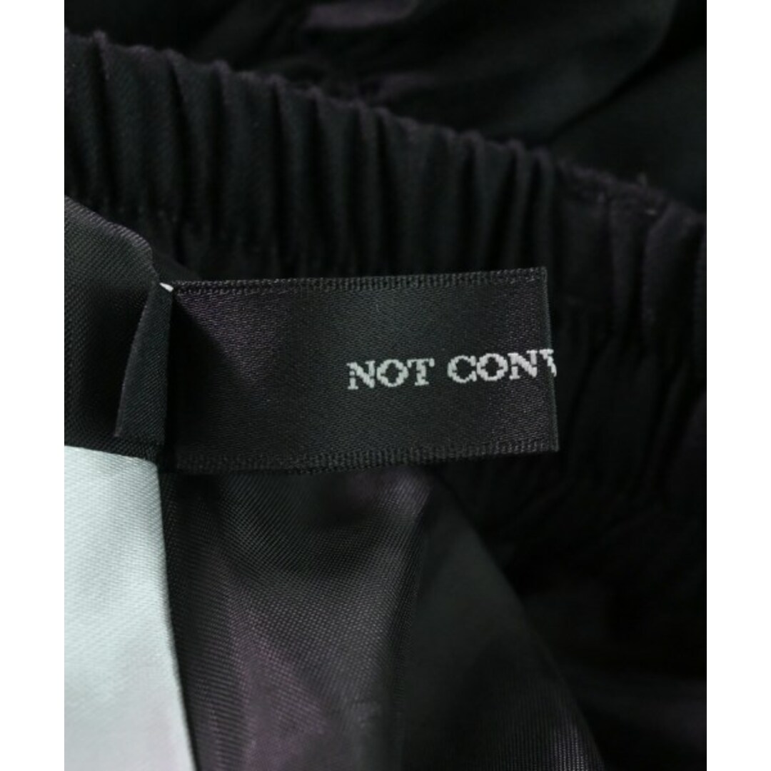 NOT CONVENTIONAL - NOT CONVENTIONAL ロング・マキシ丈スカート F 黒