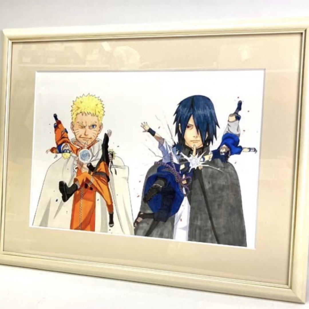 集英社 - 【限定・非売品】NARUTO 高級複製原画 ナルト サスケ ナルト