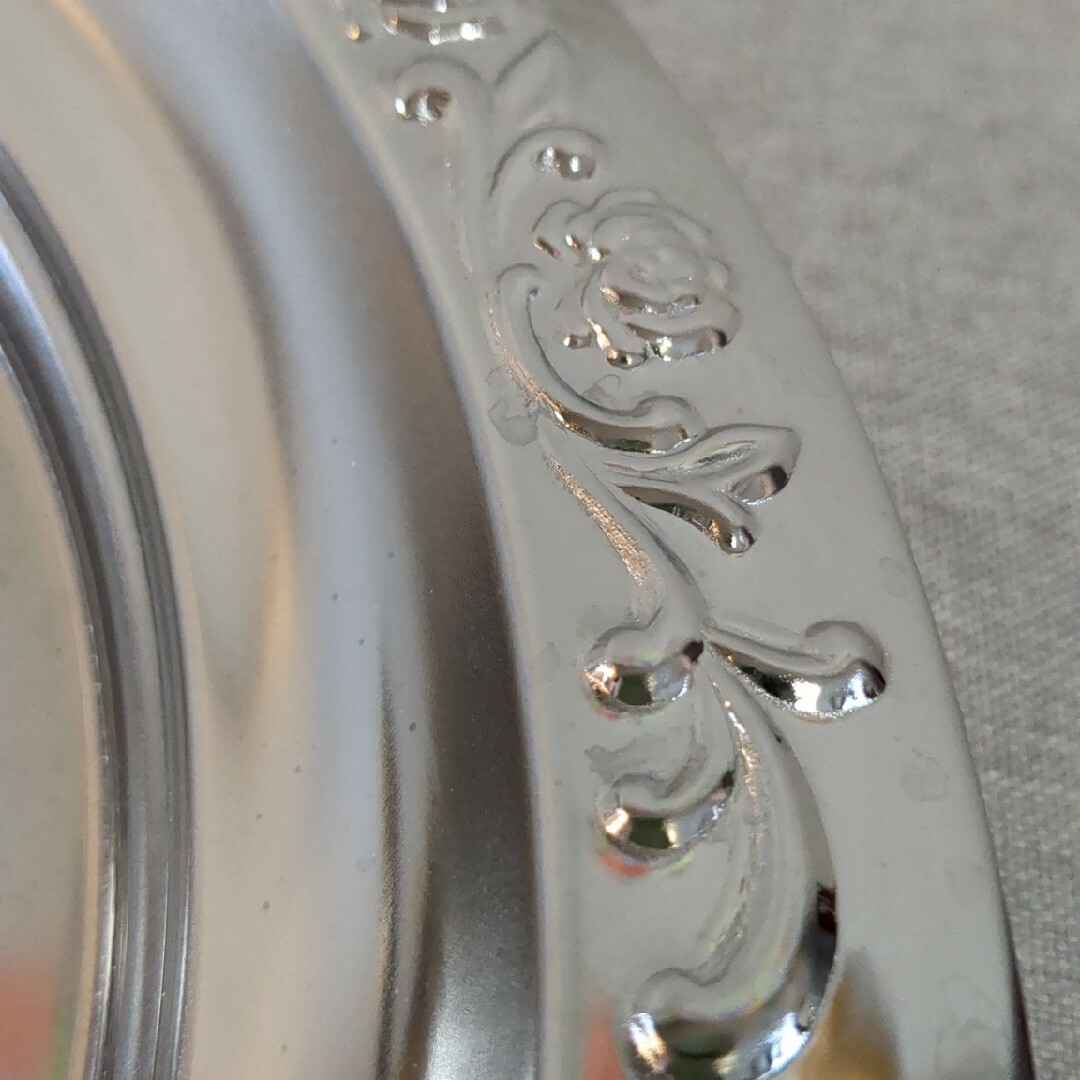 銀皿 大皿プレート 37センチの通販 by 369shop｜ラクマ