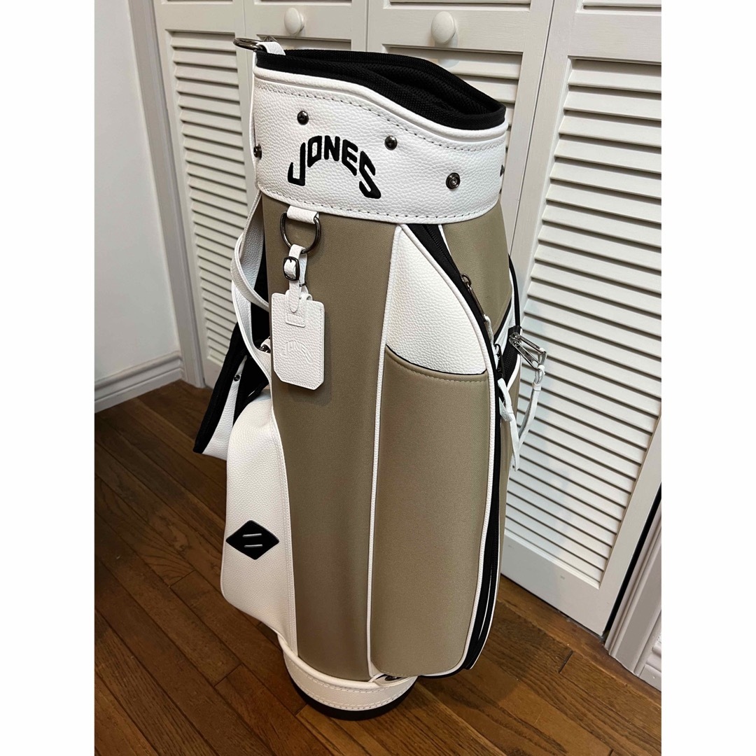 JONES RIDER キャディバッグ ホワイト・ベージュ JONES RIDER キャディ