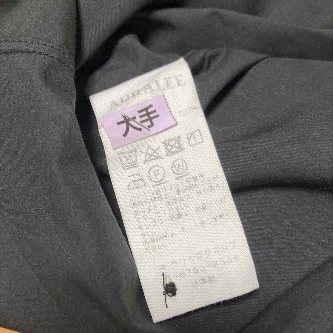 AURALEE - AURALEE オープンカラーシャツ サイズ4 黒の通販 by