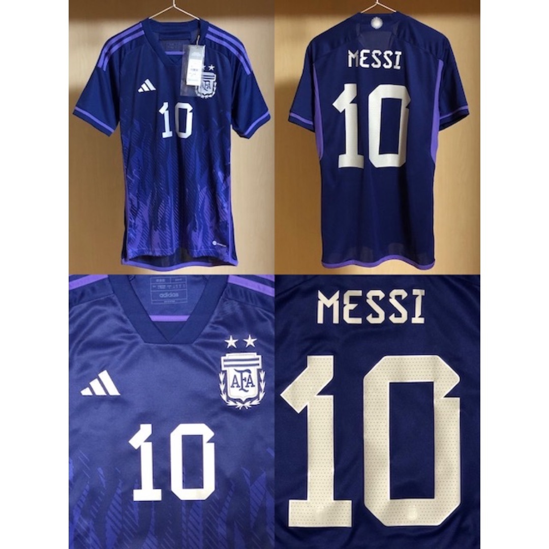 adidas - アルゼンチン代表 2022 #10 メッシ Mサイズ ユニフォーム 2枚