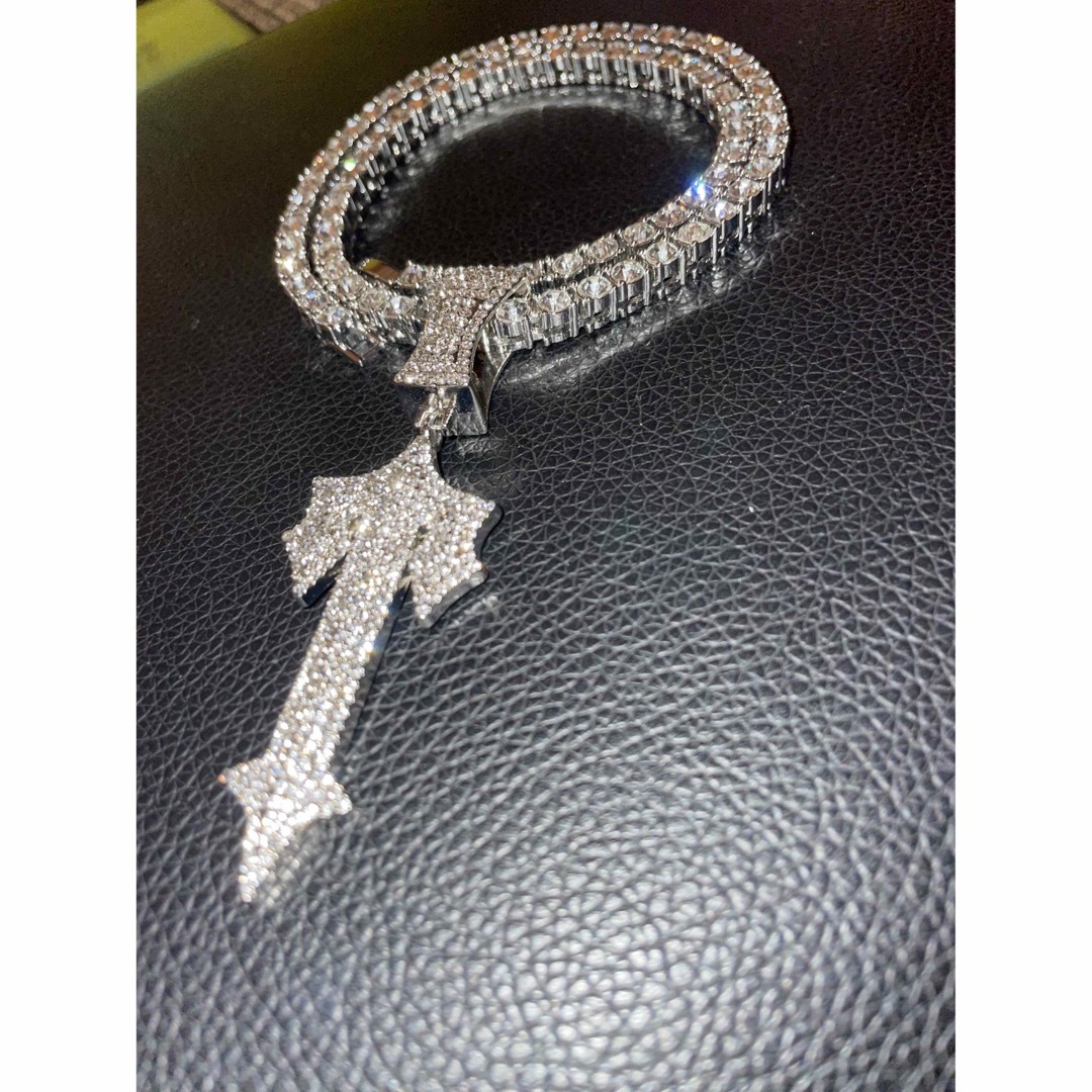 trapstar ネックレス central cee 着用 テニスチェーンの通販 by 色々