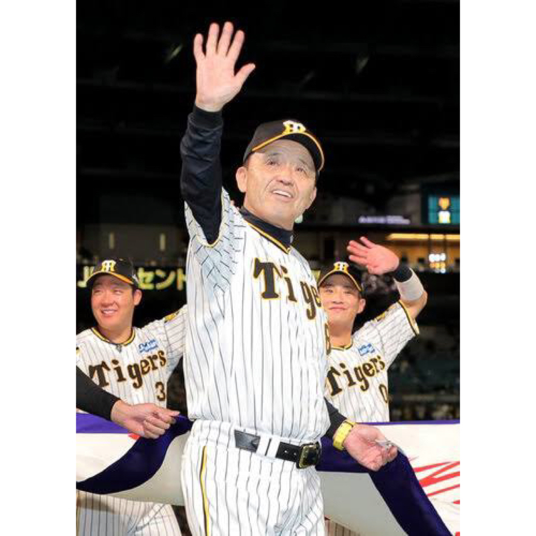 直筆サインカード 阪神タイガース #80岡田彰布監督 現役時#16の通販 by