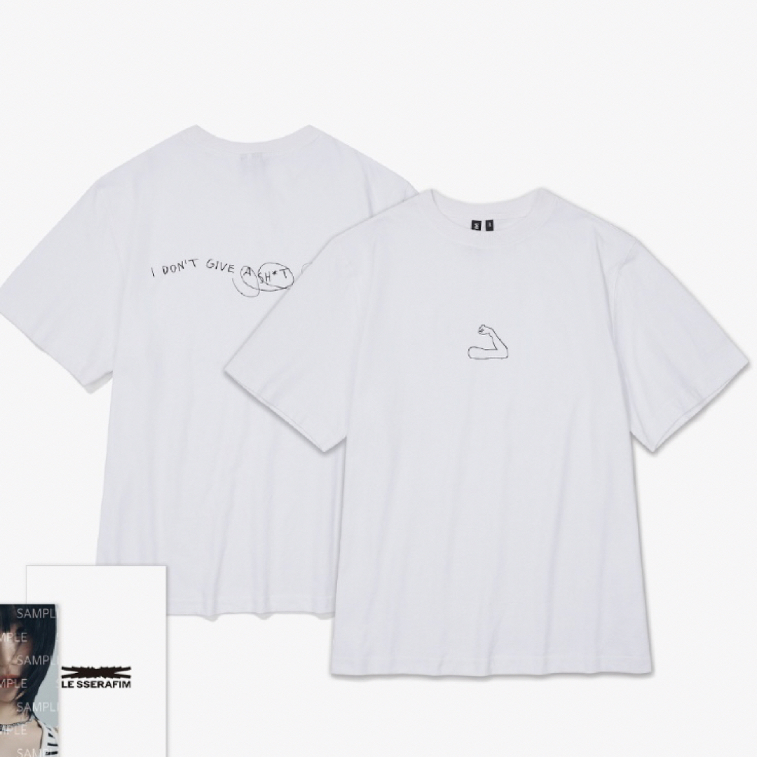 LE SSERAFIM 東京ドーム T-SHIRT WHITE LロンT 新品】LE SSERAFIM 東京