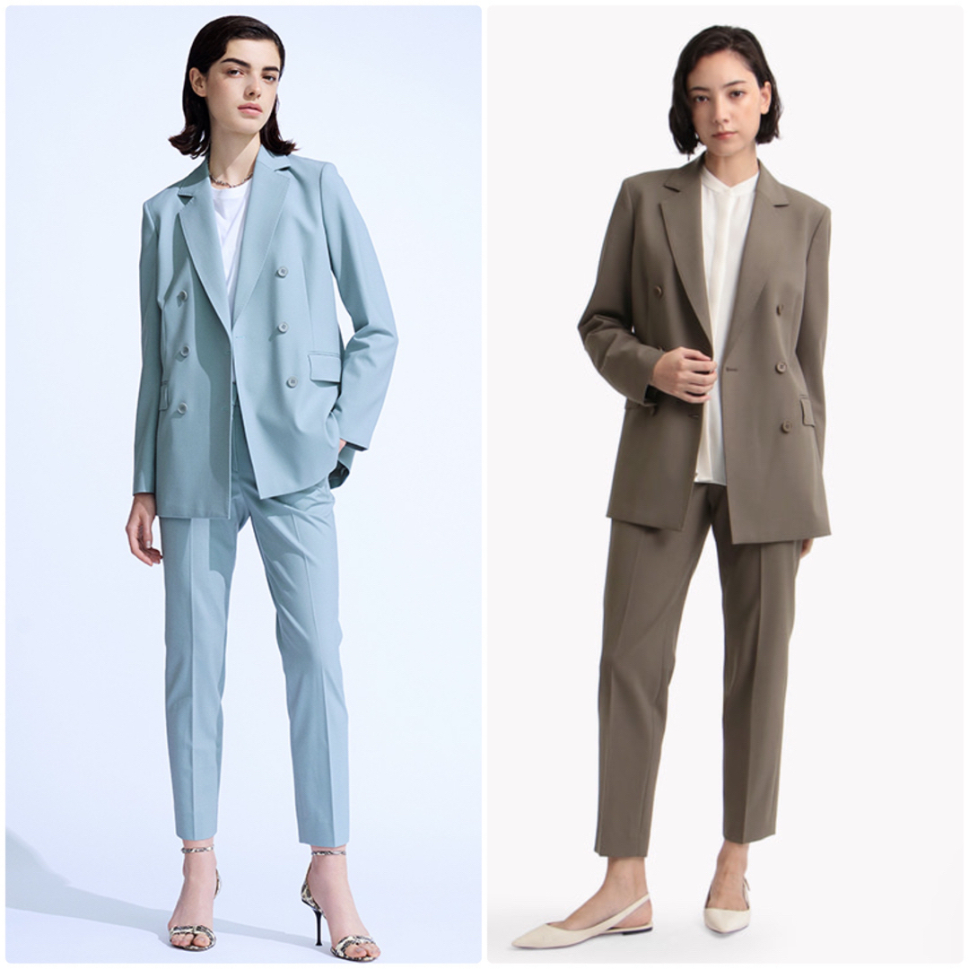 Theory luxe - theory luxe 22AW RENICK ダブルジャケット パンツ